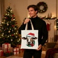 thumbnail image 2 of Cameland Christmas Canvas Tote Bag Christmas Gift Bag, 2 of 7
