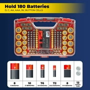 Ontel Products Battery Daddy BADA-MC4 As Seen on TV Double Sided Storage System, Plastic