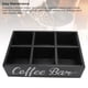 thumbnail image 4 of Contenedor De Cápsulas De Café, Caja De Organizadora De Estaciones De Café, Bolsitas De Té, Paquetes De Azúcar Y Soporte Para Agitadores, De Platane, Decoración De, 4 of 7