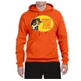 thumbnail image 2 of Women Want Me Fish Fear Me Fishing Unisex Graphic Hoodie Sweatshirt, Orange, Small, 2 of 3