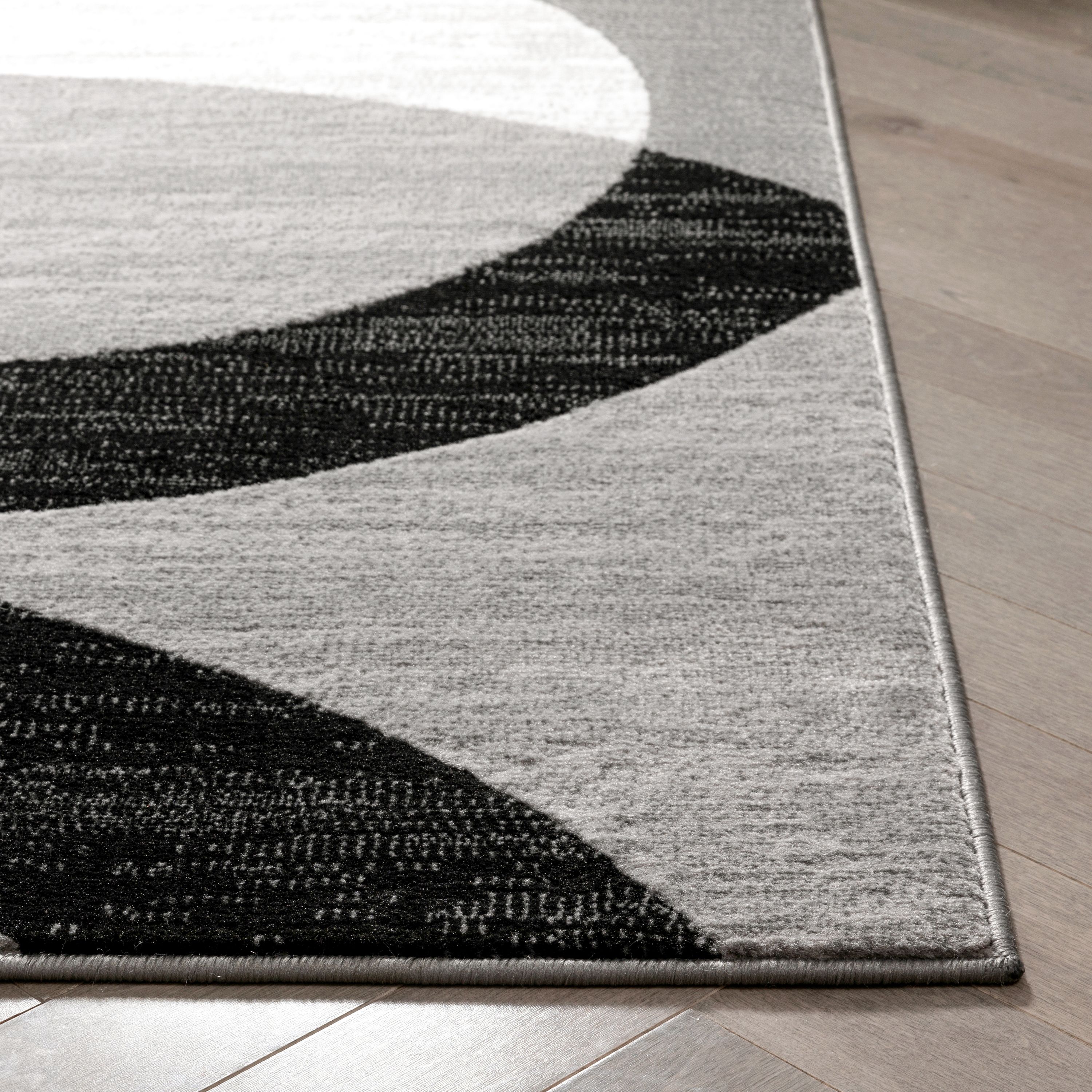 Well Woven Dulcet Bingo Modern Geometric Grey 7'10" x 9'10" Area Rug