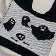 thumbnail image 4 of Bolso Hombro Tejido Halloween para Mujer Fiesta Gran Capacidad (fantasma), 4 of 8