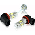 thumbnail image 4 of Alla Lighting 3200 Lumens H11 LED Fog Lights Bulb High Power 3030 27-SMD Extremely Super Bright LED H11 Bulb for H16 H11 H8 LED Fog Light Bulbs, 6000K White (Set of 2), 4 of 9