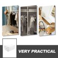 thumbnail image 3 of AURARMLET Organizador Plegable Para Con Gran Capacidad Y Asas De PVC Transparente, 3 of 6