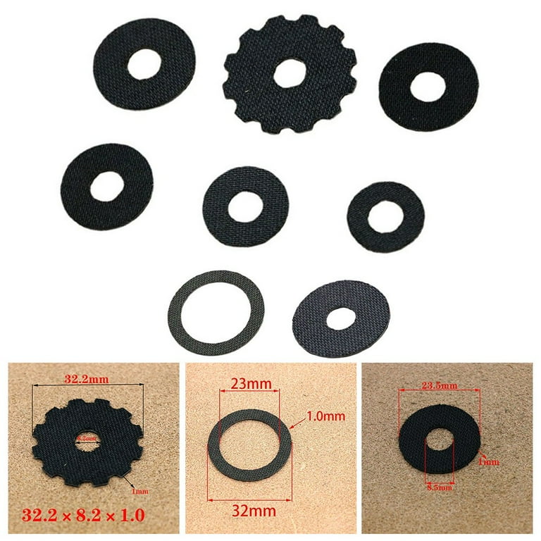 carbon washers for fishing reels 1mm Carbon Fiber Drag Washer Fishing Reel Brake Washer for Baitcasting Drum  Reel