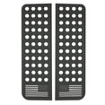 thumbnail image 2 of 2PCS Rear Door Window Decals Aluminum Alloy Glass Panel Cover ForJK 2007-2018, Stylish Look, Durable Rear Door Window Glass Strip Panel Cover Trim, 2 of 8