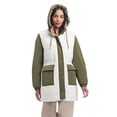 thumbnail image 4 of Sam & Libby Ladies Long Sleeve Mid-Length Parka with Sherpa Panels, 4 of 6
