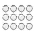 thumbnail image 2 of 12pcs Makeup Palette Stainless Steel Small Round Paint Tray Artist Watercolours Paint Mixing Palett, 2 of 5