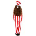 thumbnail image 3 of Conjuntos de ropa para niña pequeña, traje de Papá Noel, disfraz de Navidad, fiesta de cosplay, top, pantalones, sombrero, 3 piezas, conjuntos de ropa para niños, 3 of 7