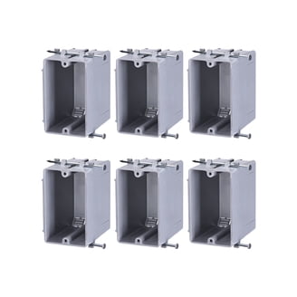 Carlon Zip Box Blue 14 cu. in., 1 Gang PVC Old Work Electrical Box