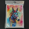 thumbnail image 3 of Hippie Animal Donkey Greeting Cards Pack of 8 7 in x 5 in, 3 of 3