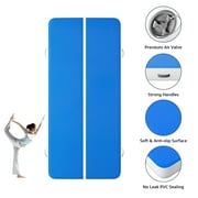 PRIJESSE 20FT×6.6 FT×8 IN Air GYM Track Inflatable Air Tumble Track Gymnastics Tumbling Mat for Home Use/Training/Cheerleading/Water/Yoga Electric Air Pump