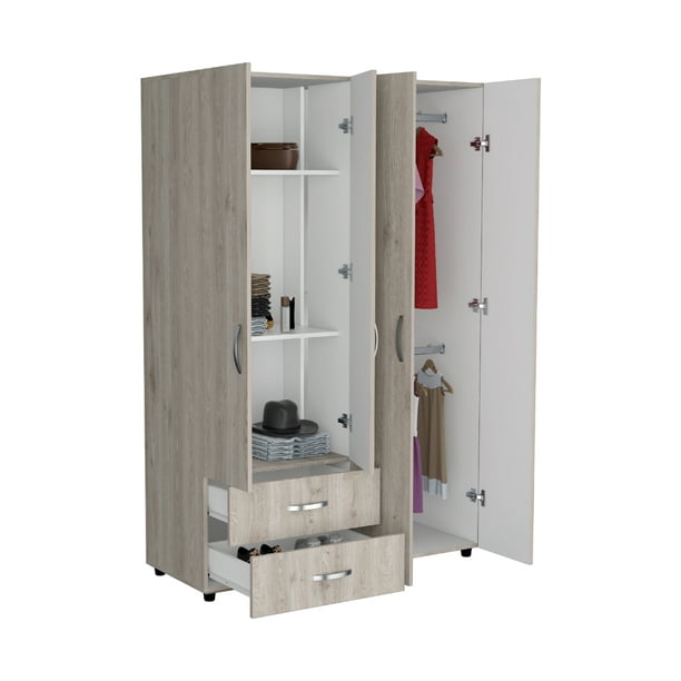 Closet Armable Ankora Basic Humo Armario Recámara Excelsior