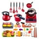 thumbnail image 1 of 61 piezas Juguetes De Cocina Para Ninos Utensilios Cocina Comida Color Rojo, 1 of 6