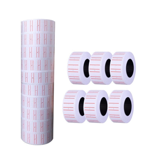 pdqouc Sticker Paper White Supermarket Marking Paper Commodity Label Sticker Wholesale Perfect for Wholesale Needs to Keep Your Inventory Organized and Marked Clearly