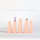 thumbnail image 1 of Dedos de entrenamiento para decoración de uñas, 5 piezas, manicura para decoración de uñas, dedos de práctica falsos, dedos de entrenamiento de uñas de silicona, compactos y ligeros, 1 of 8