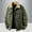 Army Green, variant on OGLCCG Men's Corduroy Fleece Jacket Casual Turn-Down Collar Full Zip Thick Sherpa Lined Jacket with Pockets Outdoor Warm Winter Jacket