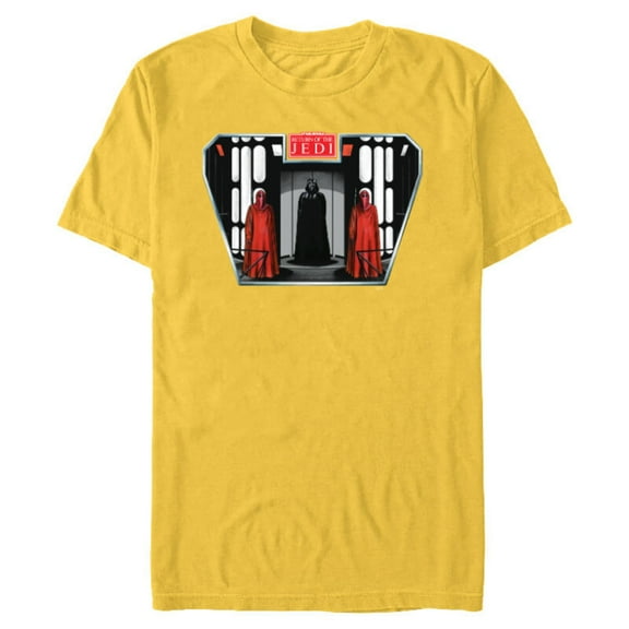 Star Wars Return of the Jedi Darth Vader Retro - Short Sleeve Blended T-Shirt for Adults - Customized-Yellow