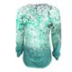 thumbnail image 5 of Camiseta de manga larga con cuello en V para mujer de moda Blusa con estampado de otoño Tops Fridja hj4233, 5 of 5