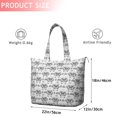 thumbnail image 4 of White Highland Cow Bathtub Flower Pattern Travel Tote Bags for Women Carry On,Large Weekender Bags for Women Travel,Multi Functional Duffle Bag for Work,Shopping,Sports, 4 of 5
