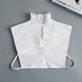 thumbnail image 3 of HOYUFEI Playful and Cute White Cotton Petal Fake Collar - Detachable Dickey Blouse, 3 of 9
