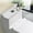 White, variant on WZXPWT New Toilet Storage Tray, Bathroom Faucet Shelf, Multifunctional Drainage Rack, Space-Saving Bath Organizer