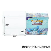 Pokemon Booster Box Protector Case – UV & Scratch-Resistant .50mm Thick
