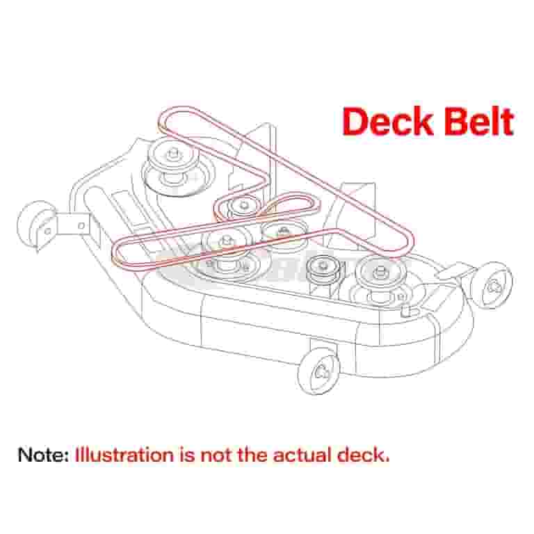 Mower Deck Belt Poulan 539110832, 510201101 925zx 950zx - Lawn Mowers Mower Deck Belt Poulan 539110832, 510201101 925zx 950zx - Lawn Mowers