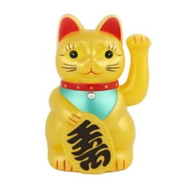 6" Japanese Maneki Neko Beckoning Money Good Fortune Waiving Lucky Cat