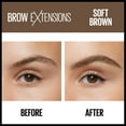 thumbnail image 5 of Maybelline Brow Extensions Fiber Pomade Crayon Eyebrow Makeup,, 5 of 12