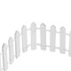 thumbnail image 2 of 4pcs Miniature Fairy Garden Fence Wood Picket Ornament Fence DIY Garden Accessories for Dollhouse Succulent Plant Pot White, 2 of 4