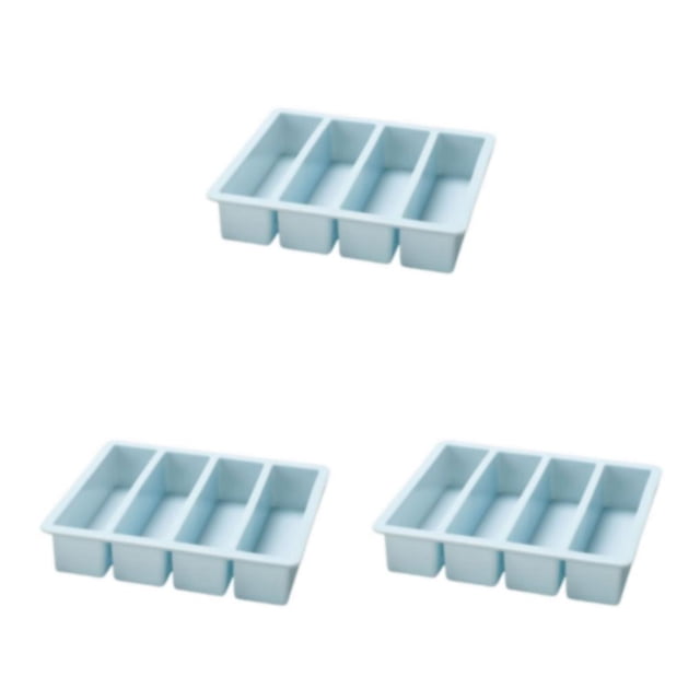 Molde de silicona Toystoory de 4 rejillas para cubitos de hielo y comida complementaria