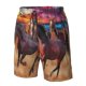 thumbnail image 4 of Balery a herd of horses Traje de Baño Estilo Hawaiano para Hombre, Shorts de Secado Rápido con Bolsillos-Large, 4 of 6