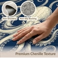 thumbnail image 6 of ODIKA Animals Nautical Tentacle Vintage Creature Motif Navy Octopus Refined Structured for Home Office, Gaming Room, Under Desk, Non-Slip Chair-Friendly, 6 of 7
