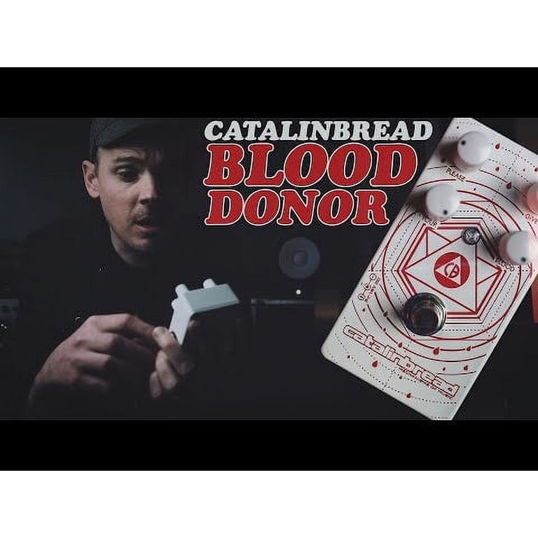 Catalinbread Limited Edition Blood Donor Overdrive Guitar Effect