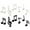 (Set of 12), Musical Notes, variant on Wrapables Novelty Refrigerator Magnets for Kitchen, Whiteboards, Cabinets, and Lockers (Set of 12), Mini Cactus