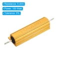 thumbnail image 4 of Unique Bargains 100W 5 Ohm Aluminum Shell Resistor Housing Resistor Housed Case Wirewound Resistors Power Resistor, 2 Pack, 4 of 5
