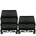 thumbnail image 4 of SHISUYAN 5pcs Plastic Square Shelf Tank Stand Vase Display Stand Fish Bowl Riser Potted Plant Bases, 4 of 9