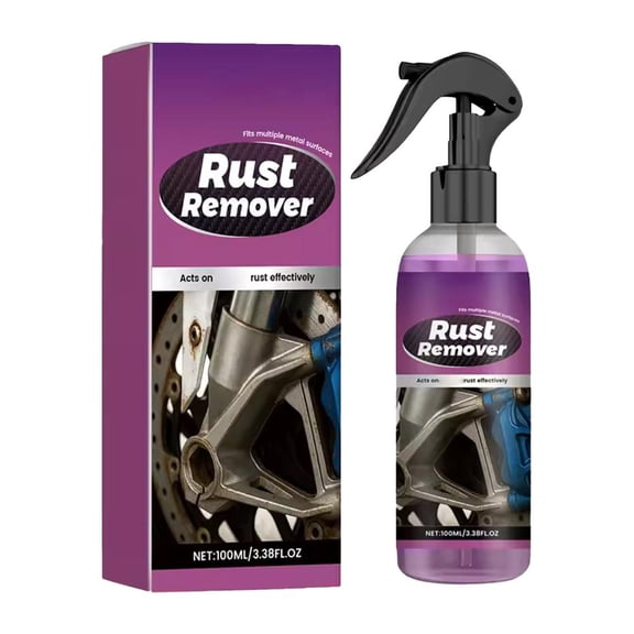 Car Rust Removal Spray, Vehicle Iron Powder Converter Rust Remover Spray, Multi-Functional Quick-Acting Instant Rust Rustout