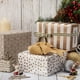 thumbnail image 5 of Papel de regalo Ribbli, 3 rollos, 43 x 305 cm, color dorado mate, 5 of 5