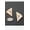 Gold, variant on Modern Triangular Stud Earrings