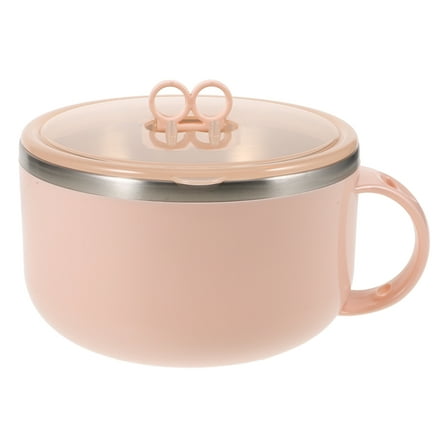 unbranded  1200 Ml Lid Large Capacity Food Container Snack Cereal Bowl