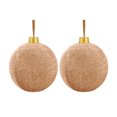 thumbnail image 1 of 12" TINSEL ORNAMENTS (GOLD), 1 of 6
