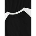 thumbnail image 4 of Ma Croix Mens Dual Blend Baseball Raglan 3/4 Sleeve Jersey T Shirt, 4 of 6