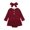 Red, variant on Fesfesfes Infant Baby Bodysuit Girls Long Sleeve Solid Ribbed Clothes Romper Dress Hairband Outfits Summer Saving Sale