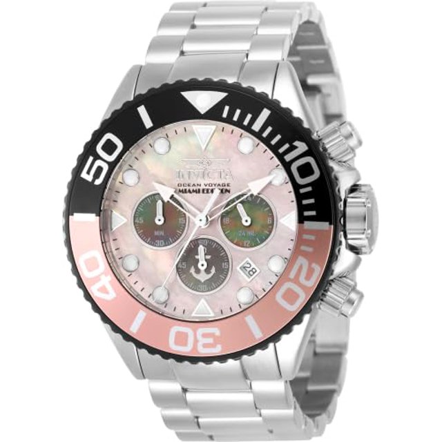 Reloj Invicta Ocean Voyage de 52 mm en acero inoxidable, cuarzo