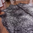 thumbnail image 4 of Metallic Silver on Black Cowhide Rug, 4 of 5
