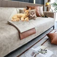 thumbnail image 5 of Waterproof Sofa Cover Pet Dog Cat Kids Mat Urine Pad Protector Non-Slip Couch Slipcovers Universal Sofa Covers for Living Room (A2,110x210cm 1pc), 5 of 6