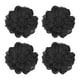 thumbnail image 1 of Uxcell 4 Paquete de Broches y Pines de Rosa para Mujeres, Pines de Solapa Delicados de Tela de Satén, Grandes Flores de Camelia, Clips Negros, 1 of 1