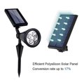 thumbnail image 2 of Luz solar del paisaje del proyector 2pcs, 4 luces solares llevadas del jardín, 2 of 4